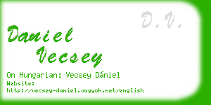 daniel vecsey business card