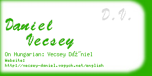 daniel vecsey business card